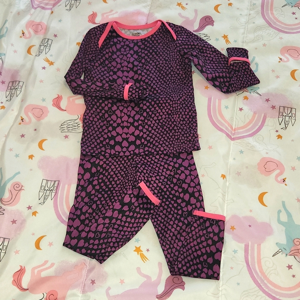 Toddler girl pajama set